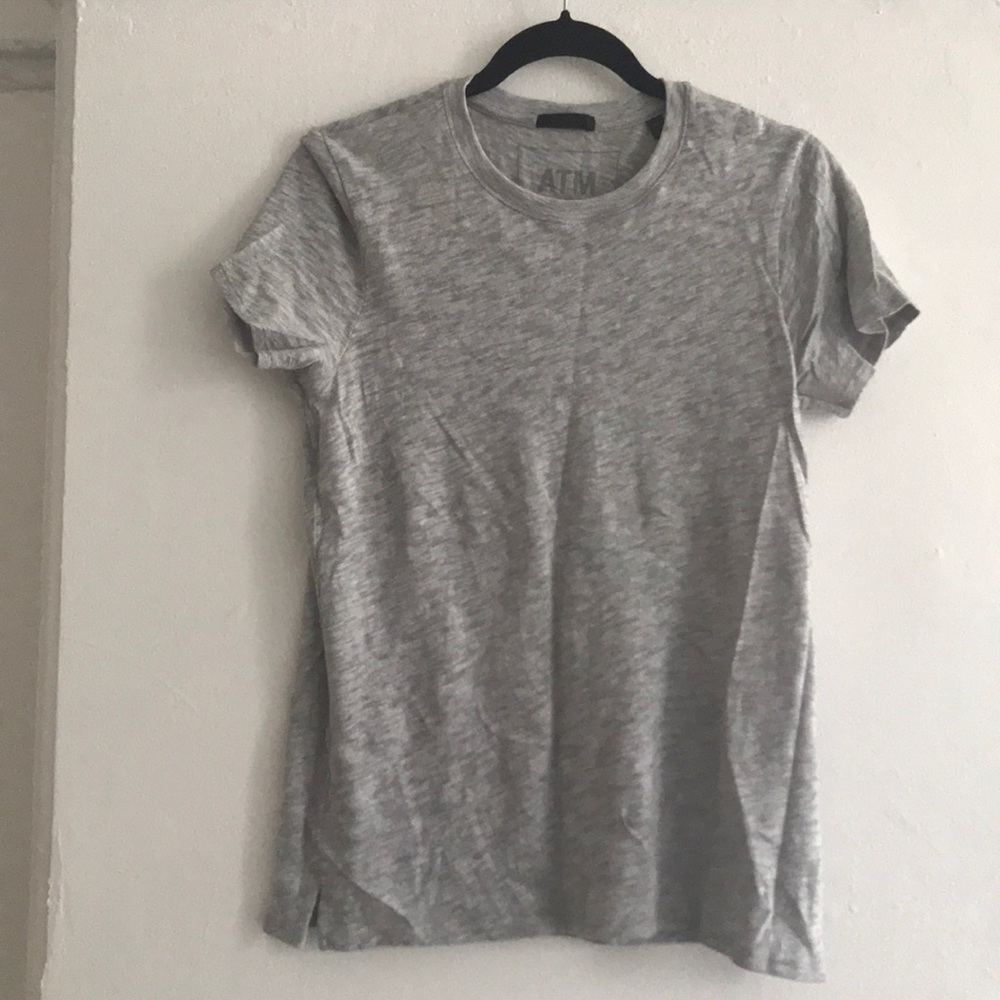 ATM slub jersey heather grey tee